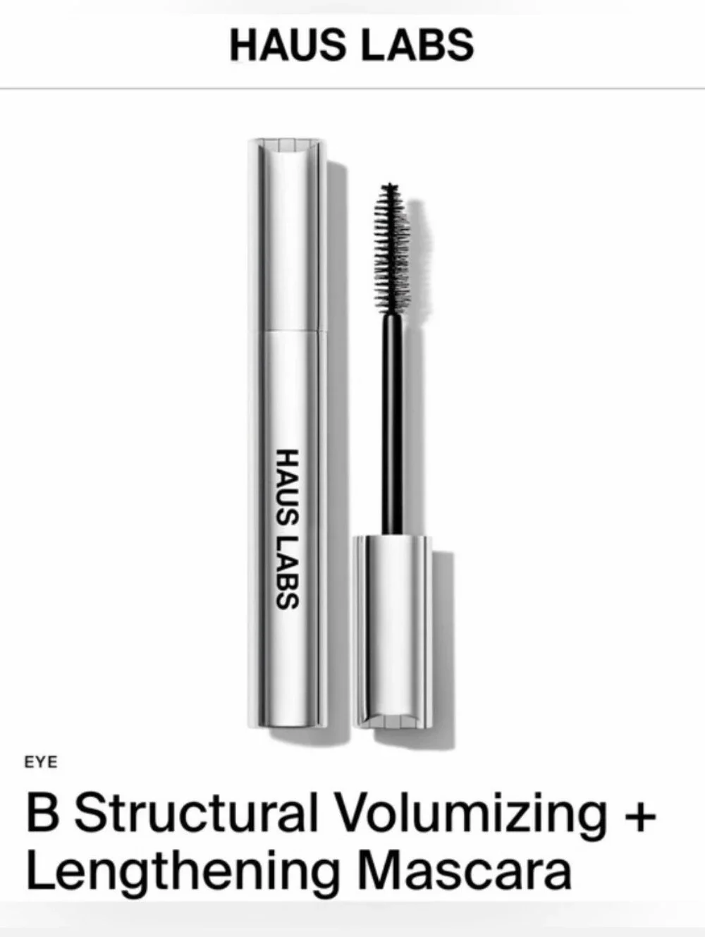 Haus Labs Volumizing + Lengthening Mascara